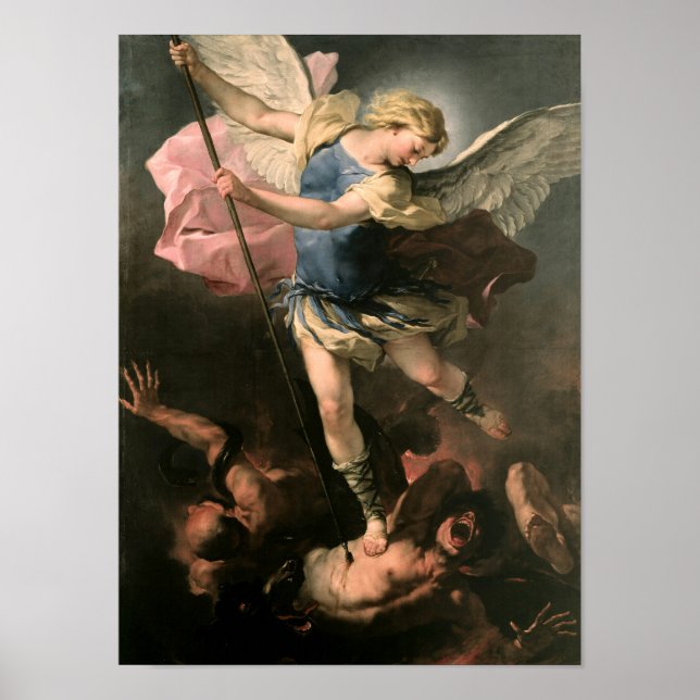 Affiches Saint Michael par Giordano (Devant)