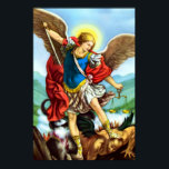 Affiches Saint Michel de l'Archange Angel catholique Saint-<br><div class="desc">Saint Michel l'Archange Catholique Saint Michel l'Archange vaincut Satan pendant la guerre au ciel. Il est mentionné trois fois dans l'Ancien Testament dans le livre de Daniel, et fait partie des enseignements chrétiens depuis les premiers temps. Dans le Nouveau Testament, Michael dirige les armées de Dieu contre les forces de...</div>