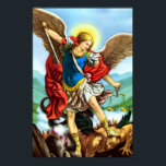 Affiches Saint Michel de l'Archange Angel catholique Saint-<br><div class="desc">Saint Michel l'Archange Catholique Saint Michel l'Archange vaincut Satan pendant la guerre au ciel. Il est mentionné trois fois dans l'Ancien Testament dans le livre de Daniel, et fait partie des enseignements chrétiens depuis les premiers temps. Dans le Nouveau Testament, Michael dirige les armées de Dieu contre les forces de...</div>
