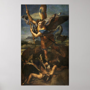 Affiches Saint Michel et le Satan - Raphael