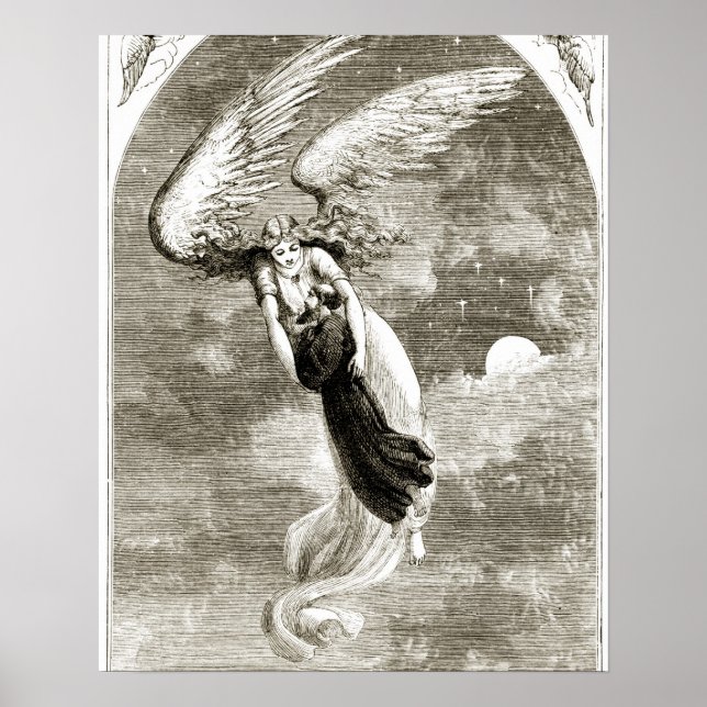 Affiches Saint Patrick porté à Rome par l'ange, de 'Th (Devant)