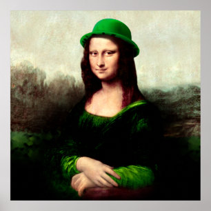 Affiches Saint Patrick's Day Mona Lisa