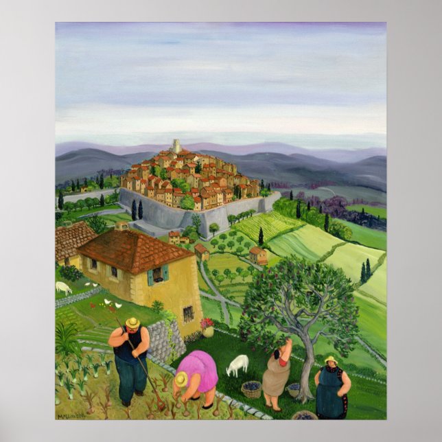 Affiches Saint Paul de Vence (Devant)