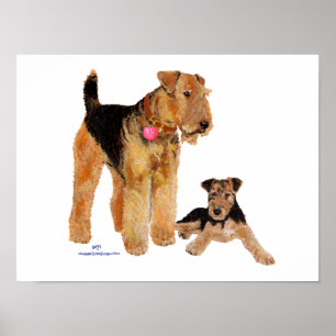 Affiches Saint-Valentin Amour de chiot