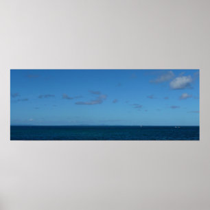 Affiches Sainte-Lucie Horizon Océan Bleu