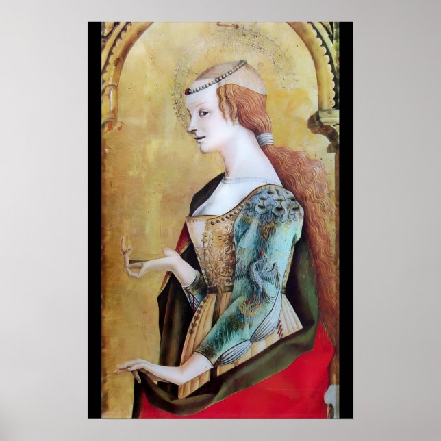 Affiches SAINTE MARIE-MADELEINE 2 Or,Rouge (Devant)
