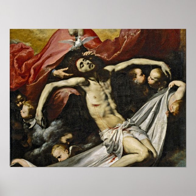 Affiches Sainte Trinité par Jusepe de Ribera (Devant)