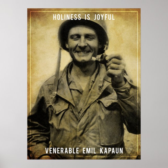 Affiches Sainteté - Vénérable Emil Kapaun (Devant)