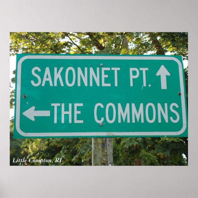 Affiches Sakonnet Point, The Commons, Little Compton, RI (Devant)
