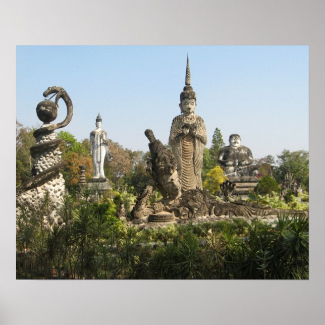 Affiches Sala Keo Kou, Nong Khai, Thaïlande (Devant)