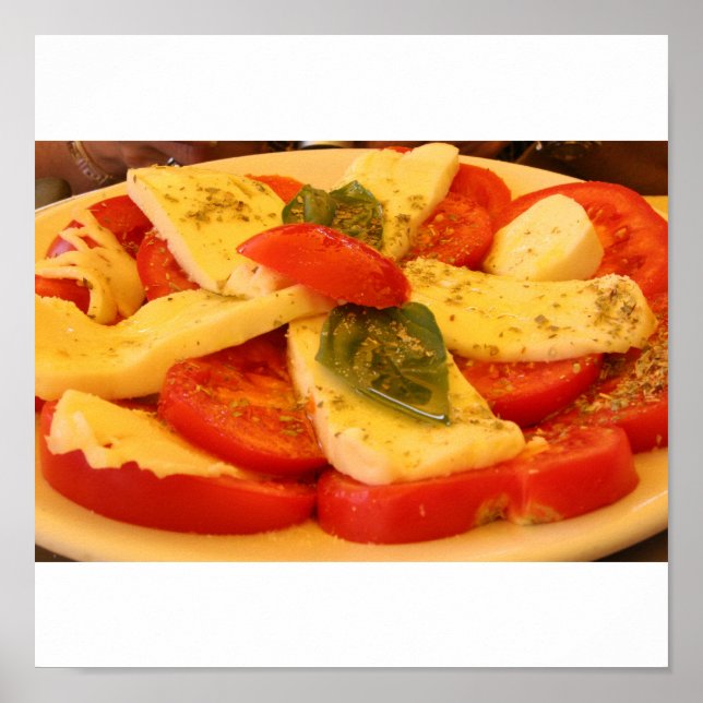 Affiches salade de caprisi (Devant)