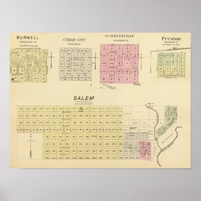 Affiches Salem, Nebraska (Devant)