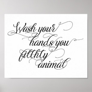 Affiches Salle de bain Humour Art