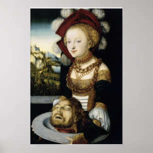 Affiches Salomé avec la tête de Jean-Baptiste