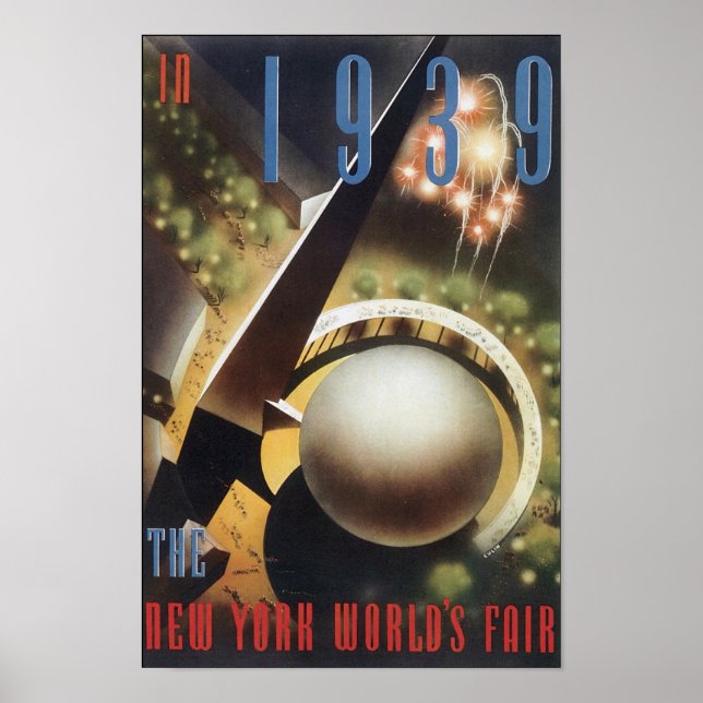 Affiches Salon mondial de New York 1939 (Devant)
