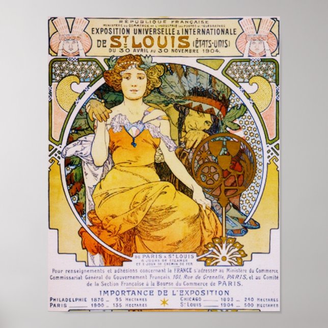 Affiches Salon Saint-Louis de Mucha (Devant)