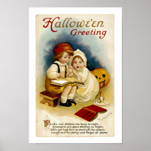 Affiches Salutation Halloween vintage