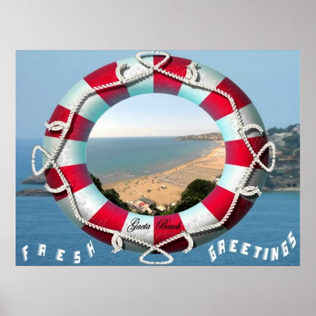 Affiches Salutations fraîches (Devant)