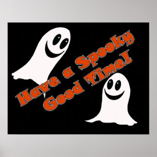 Affiches Salutations salutaires~ ! Un joli fantôme de dessi