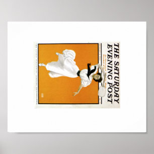 Affiches Samedi soir Post Tennis Vintage femme