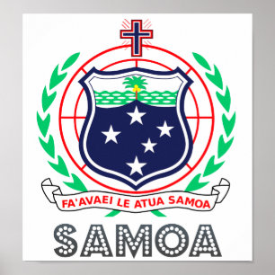 Affiches Samoa Armoiries