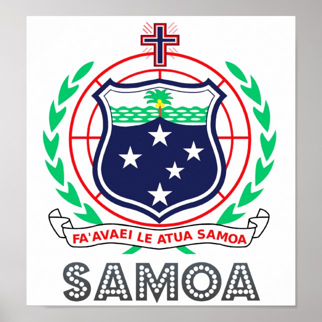 Affiches Samoa Armoiries (Devant)