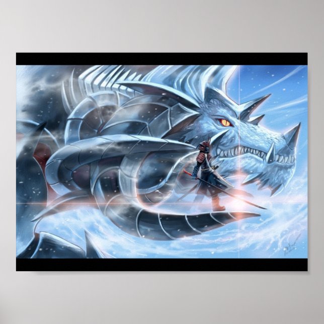 Affiches Samouraï Et Dragon De Glace (Devant)