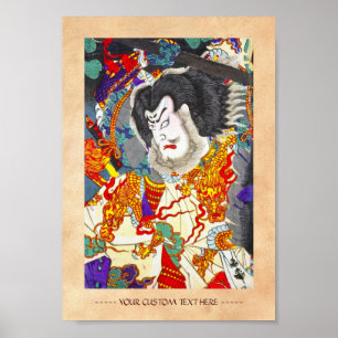 Affiches Samouraïs légendaires japonais orientaux frais de