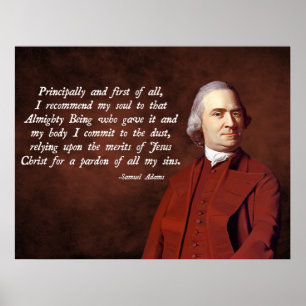 Affiches Samuel Adams Jesus