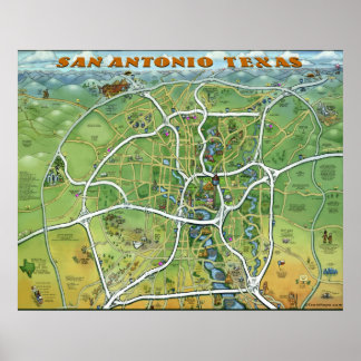 Affiches San Antonio Texas