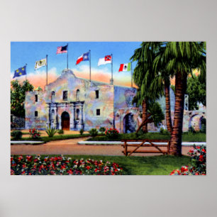 Affiches San Antonio Texas Alamo