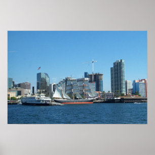 Affiches San Diego et l'étoile de l'Inde