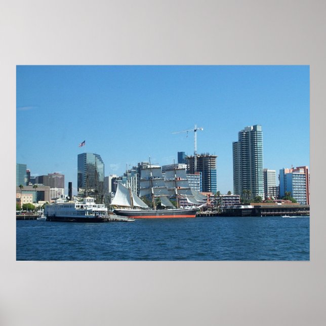 Affiches San Diego et l'étoile de l'Inde (Devant)