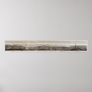 Affiches San Francisco, 1862 de Russian Hill