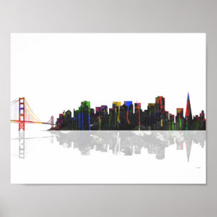 Affiches San Francisco Skyline