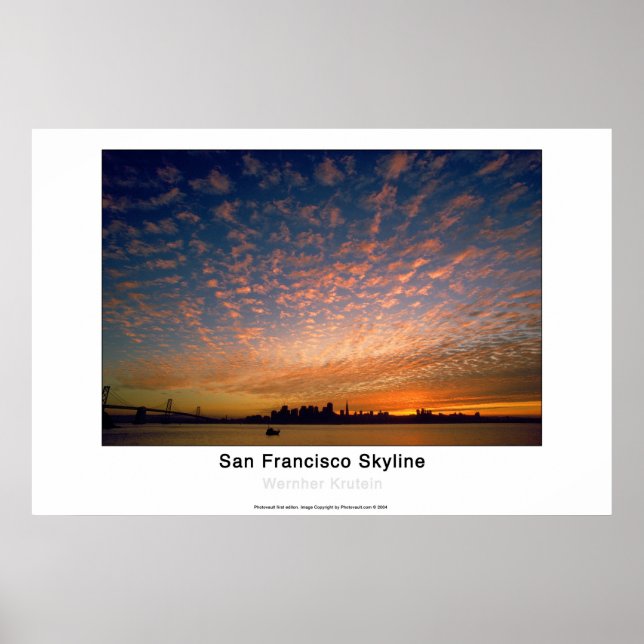 Affiches San Francisco Skyline (Devant)