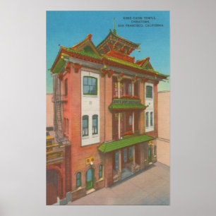 Affiches San Francisco, temple de bouffe de CAKong dans