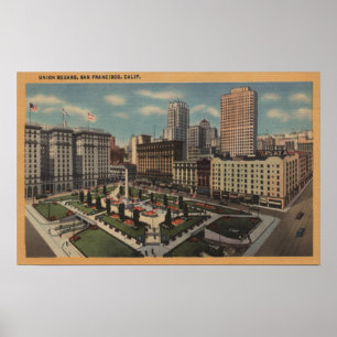 Affiches San Francisco, Vue Carré de l'Union africaine