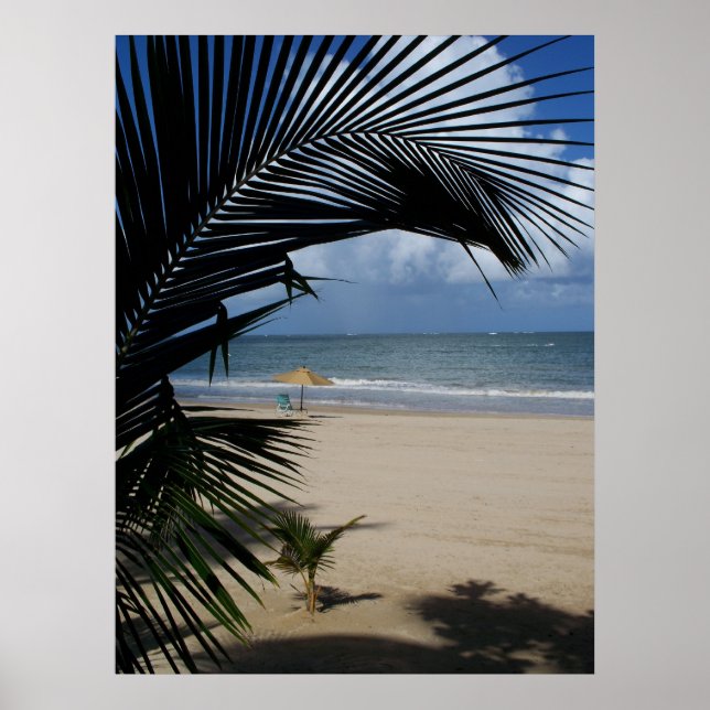 Affiches San Juan Beach Porto Rico (Devant)