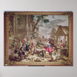 Affiches Sancho Panza and the Nut Seller