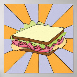 Affiches Sandwich électrique