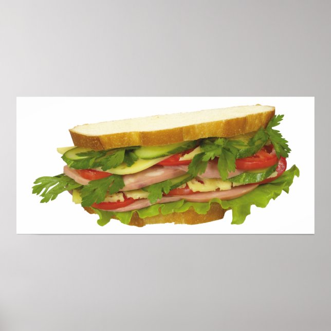 Affiches Sandwich savoureux (Devant)