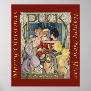 Affiches Santa Claus ~ Puck Magazine Couverture ~ 12/03/190