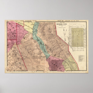 Affiches Santa Rosa, Vallejo, and Sonoma Townships