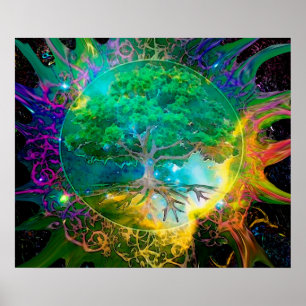 Affiches Santé et vitalité Arbre de vie