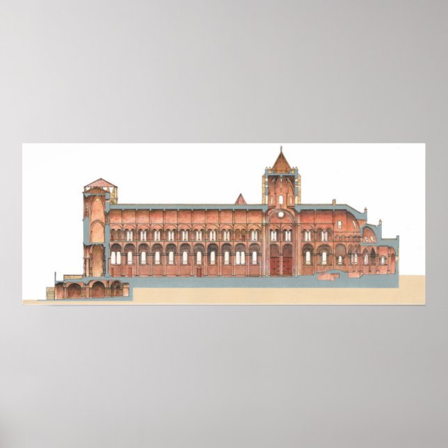 Affiches Santiago de Compostela Romanesque Cathedral. 2 (Devant)