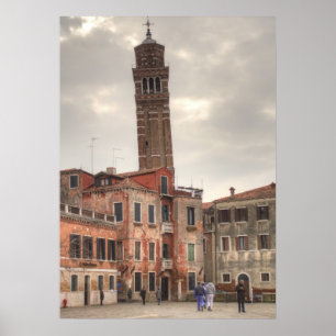 Affiches Santo Stefano À Venise Italie