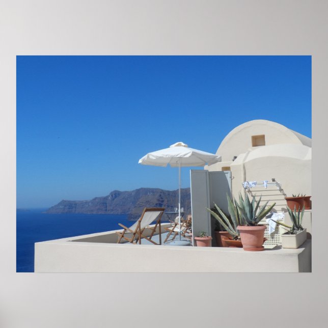 Affiches Santorin, Grèce (Devant)