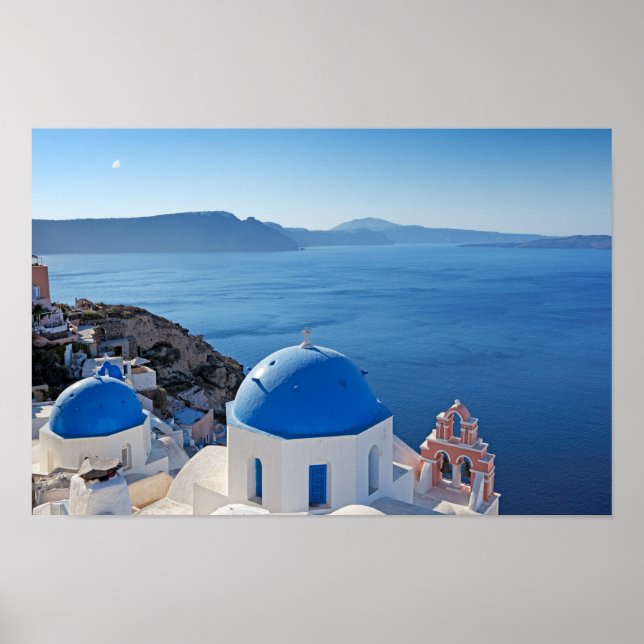 Affiches Santorin, Grèce (Devant)