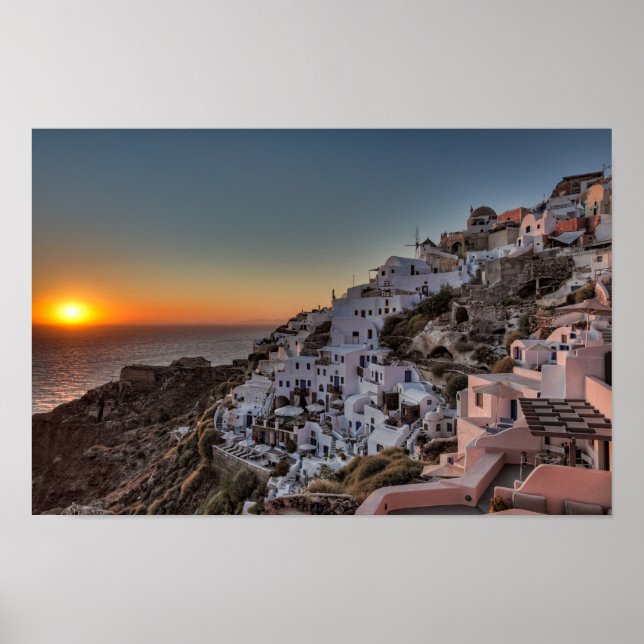 Affiches Santorin, Grèce (Devant)